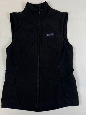 Patagonia Womens Size S Black Nano Air Insulated Full Zip Puffer Vest APC